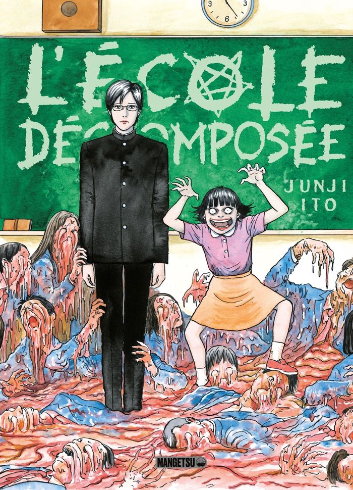 Couverture du livre « L'école décomposée » de Junji Itō, librairie Les Contes Infusés à Corte