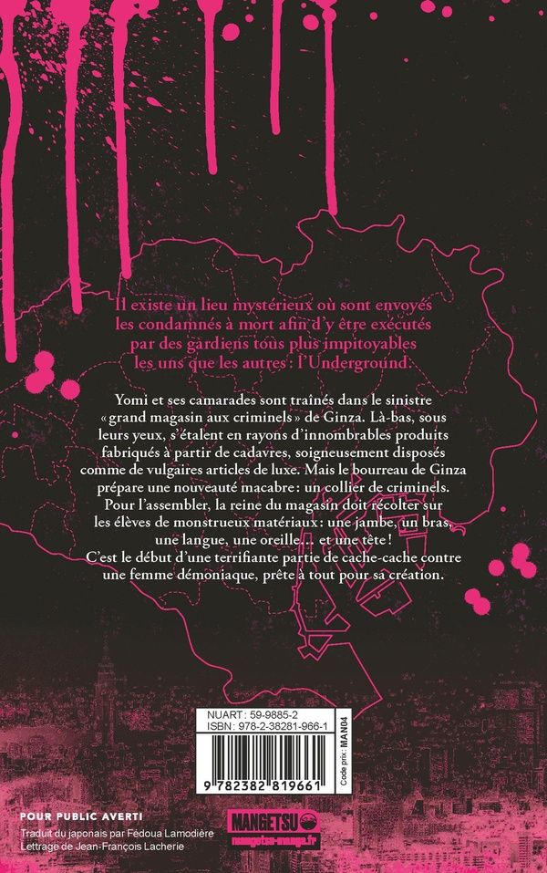 Quatrième de couverture de « Shin Tokyo »