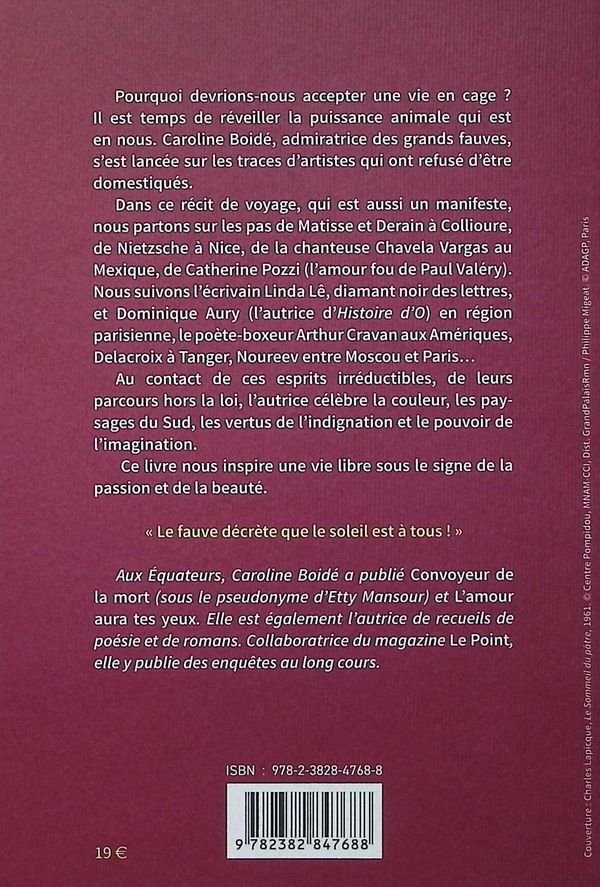 Quatrième de couverture de « Il nous faut la vie fauve »
