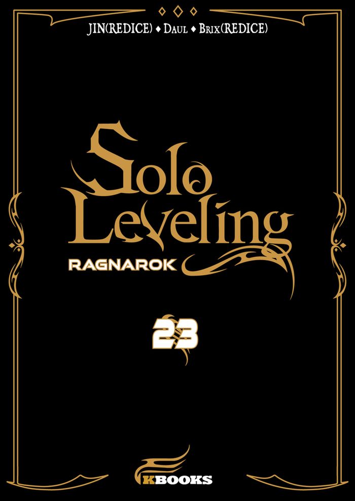 Couverture du livre « SOLO LEVELING RAGNAROK T23 » de Daul/jin, librairie Les Contes Infusés à Corte