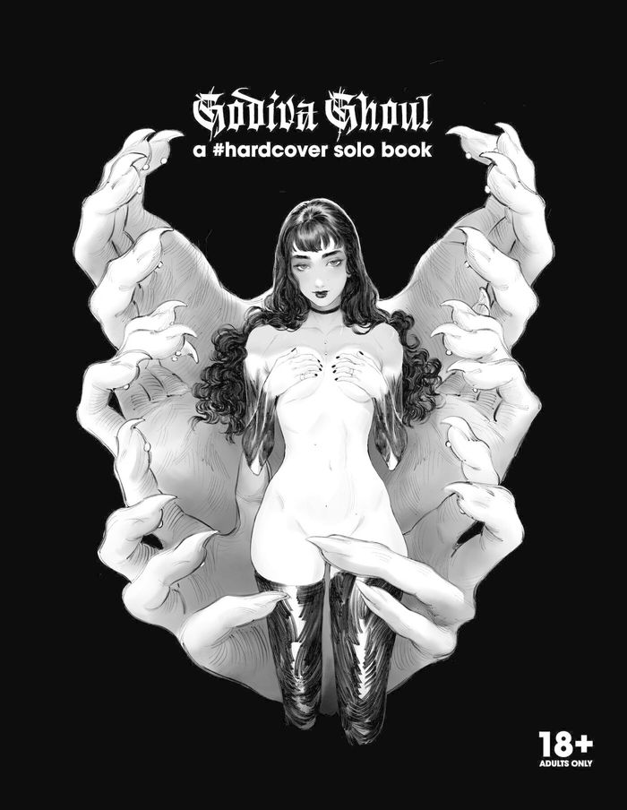 Couverture du livre « Godiva Ghoul : a #hardcover solo book », librairie Les Contes Infusés à Corte