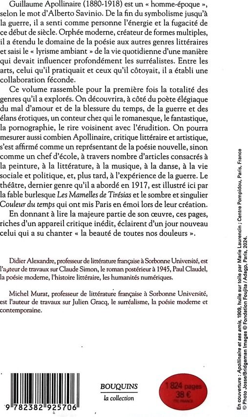 Quatrième de couverture de « La beauté de toutes nos douleurs : poésie, récits, critique, théâtre »