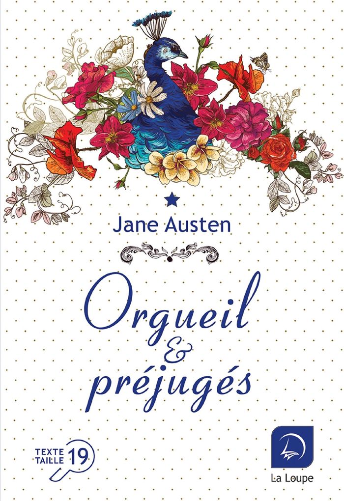 Couverture du livre « Orgueil et préjugés » de Jane Austen, librairie Les Contes Infusés à Corte