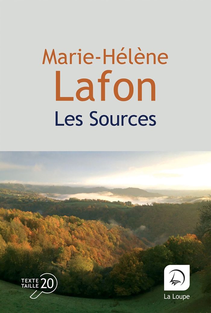 Couverture du livre « Les sources » de Marie-Hélène Lafon, librairie Les Contes Infusés à Corte