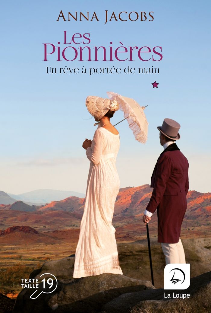 Couverture du livre « Les Pionnières » de Anna Jacobs, librairie Les Contes Infusés à Corte