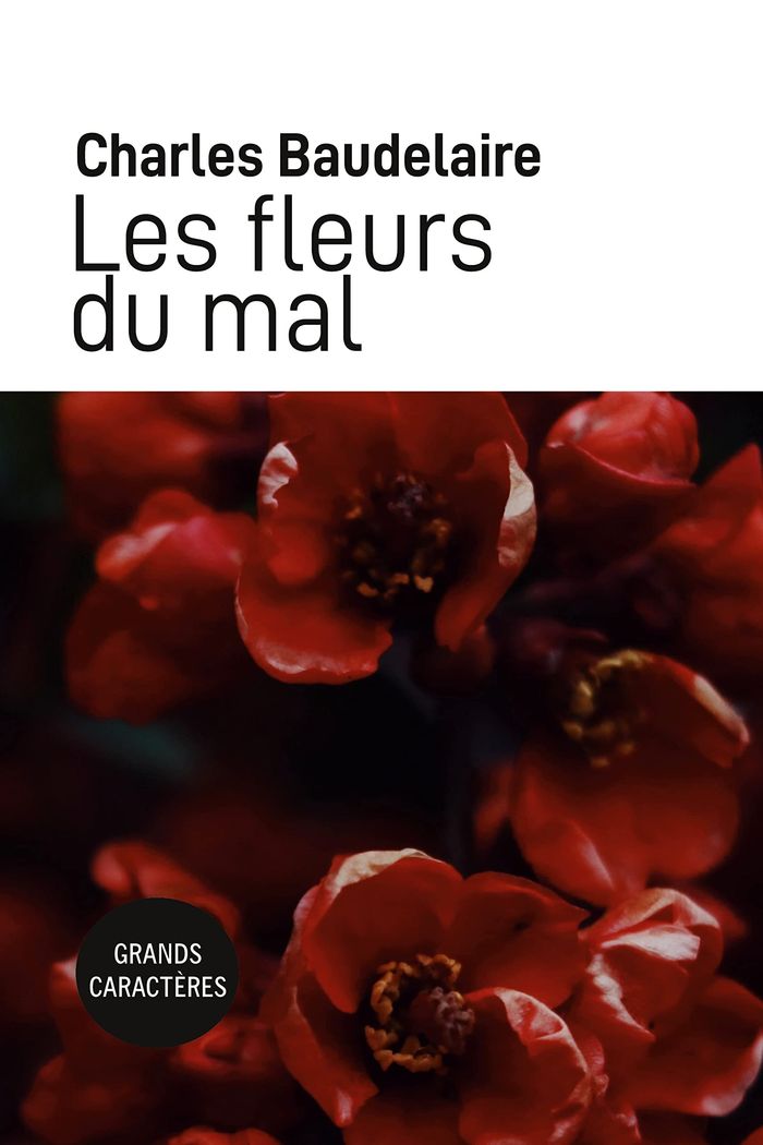 Couverture du livre « Les fleurs du mal » de Charles Baudelaire, librairie Les Contes Infusés à Corte