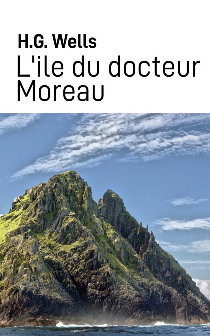 Couverture du livre « L'île du docteur Moreau » de H. G. Wells, librairie Les Contes Infusés à Corte