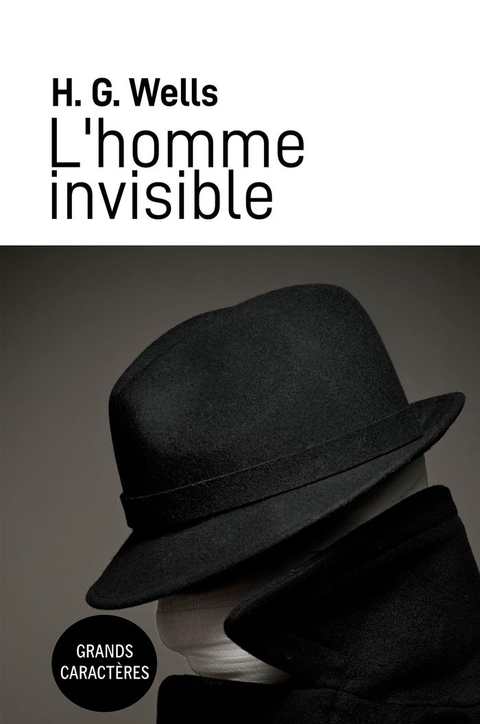 Couverture du livre « L'homme invisible » de H. G. Wells, librairie Les Contes Infusés à Corte