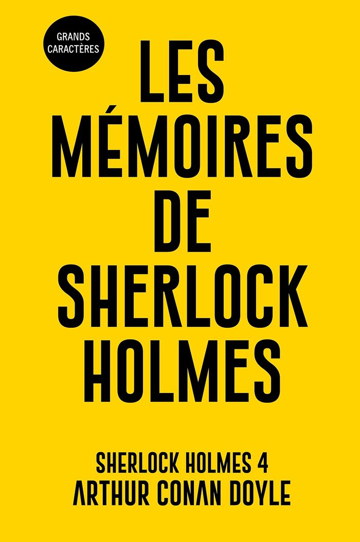 Couverture du livre « Sherlock Holmes » de Arthur Conan Doyle, librairie Les Contes Infusés à Corte