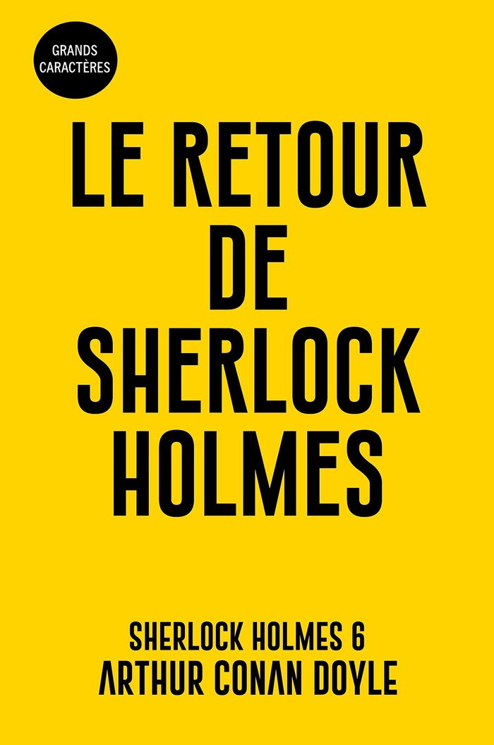 Couverture du livre « Sherlock Holmes » de Arthur Conan Doyle, librairie Les Contes Infusés à Corte