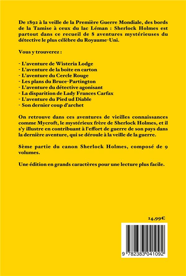 Quatrième de couverture de « Son dernier coup d'archet »