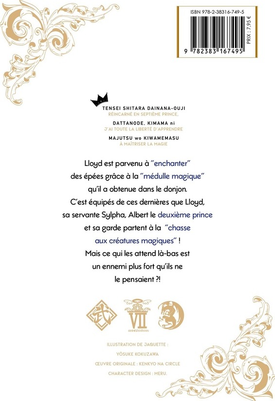 Quatrième de couverture de « Le Septième Prince »