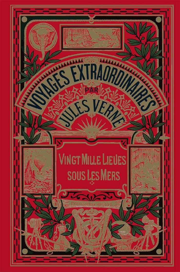 Couverture du livre « VINGT MILLE LIEUES SOUS LES MERS NE - TOME 2 - VOL02 » de Jules Verne, librairie Les Contes Infusés à Corte