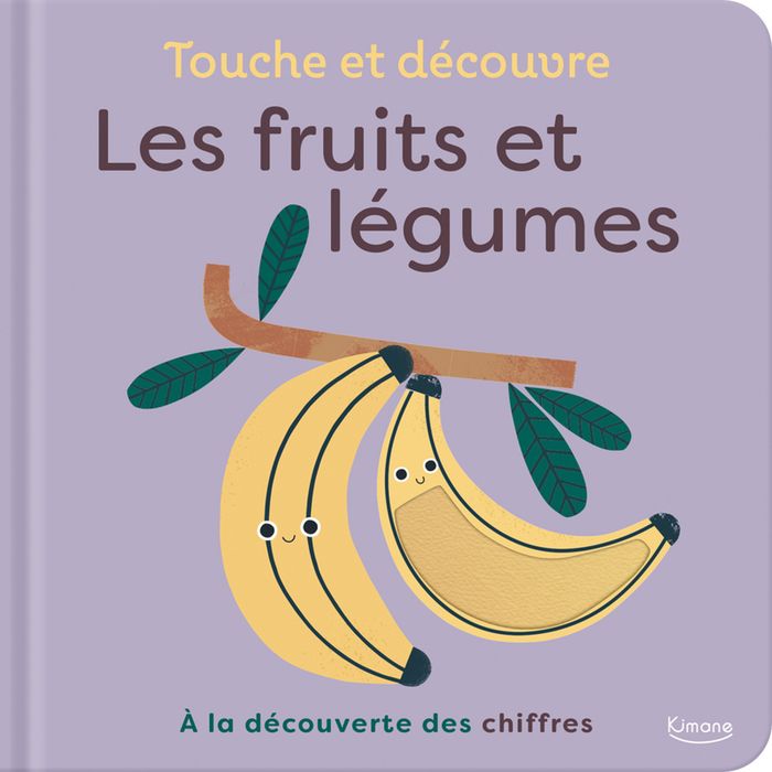 Couverture du livre « Les fruits et légumes : à la découverte des premiers chiffres » de Collectif, librairie Les Contes Infusés à Corte