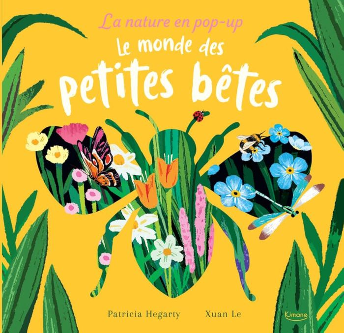 Couverture du livre « Le monde des petites bêtes » de Patricia Hegarty, librairie Les Contes Infusés à Corte