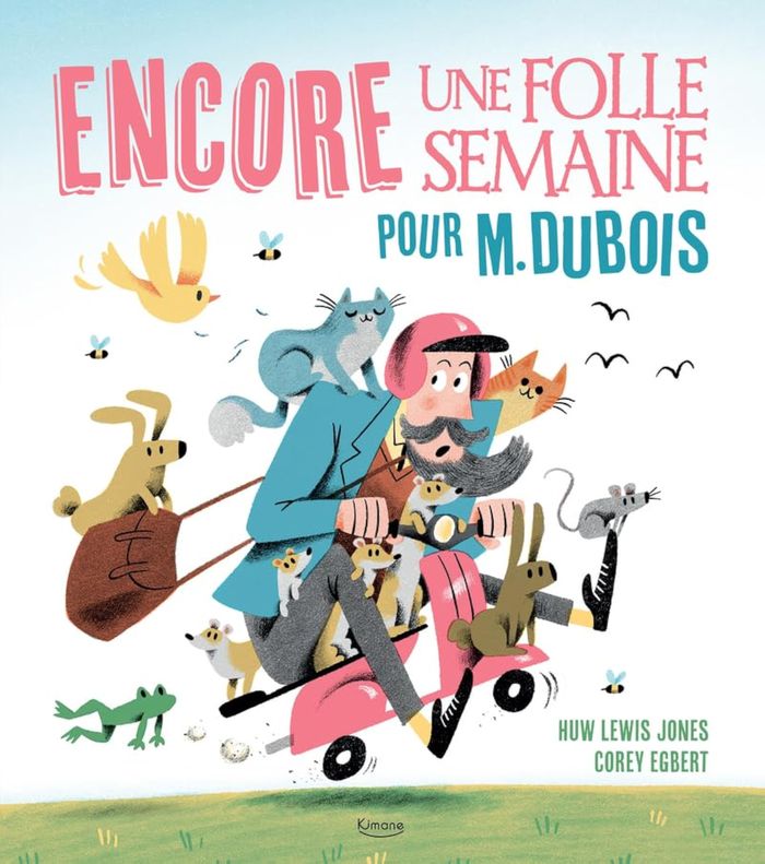 Couverture du livre « Encore une folle semaine pour M.Dubois » de Huw Lewis Jones, librairie Les Contes Infusés à Corte