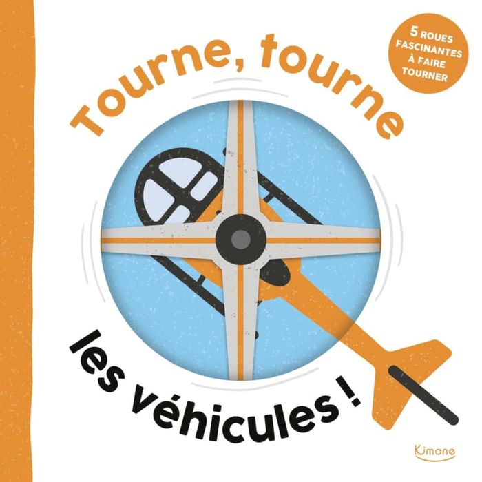 Couverture du livre « Tourne, tourne, les véhicules ! » de Johnny Barr, librairie Les Contes Infusés à Corte