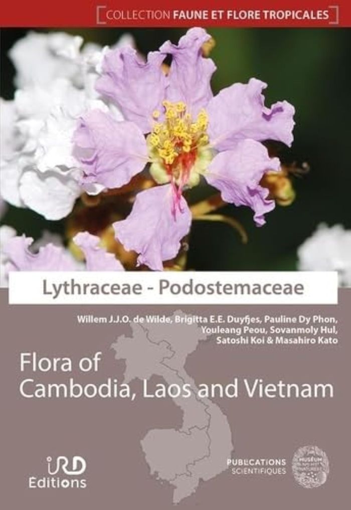 Couverture du livre « FLORE CAMBODGE LAOS VIETNAM - T52 - LYTHRACEAE - PODOSTEMACEAE. FLORA OF CAMBODIA, LAOS AND VIETNAM », librairie Les Contes Infusés à Corte