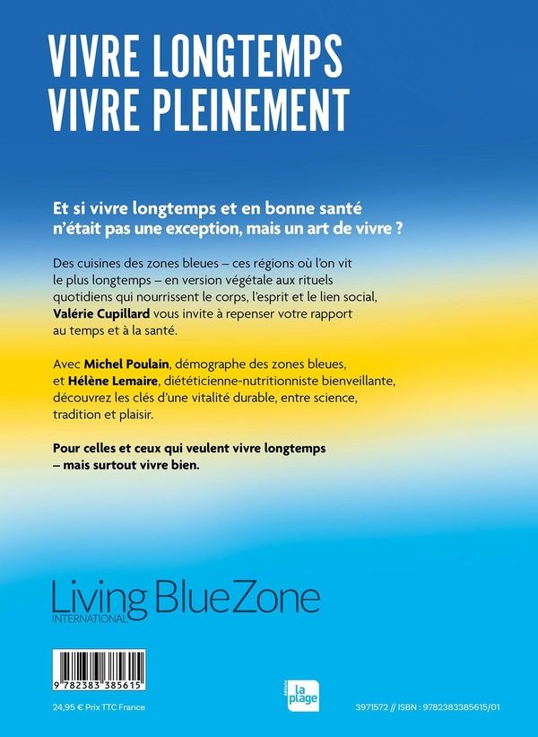 Quatrième de couverture de « Vivre longtemps, vivre pleinement : Recettes et routines pour un mode de vie sain »