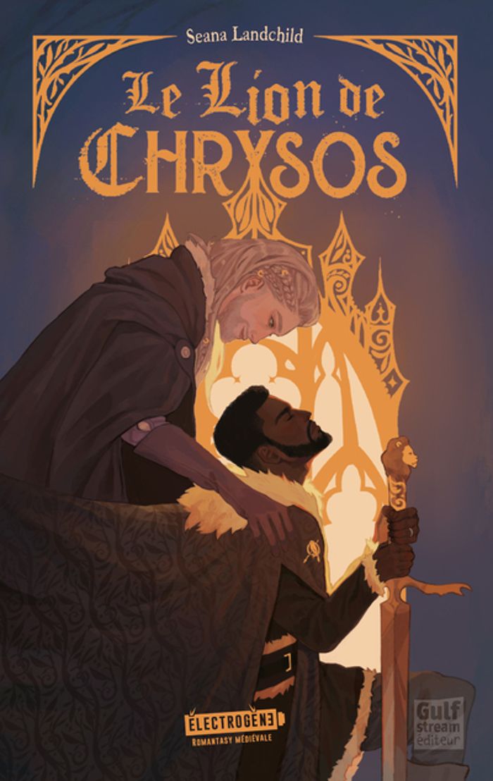 Couverture du livre « Le lion de Chrysos » de Seana Landchild, librairie Les Contes Infusés à Corte