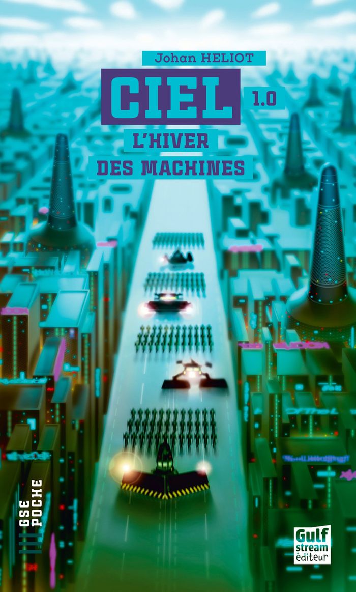 Couverture du livre « L'hiver des machines » de Johan Heliot, librairie Les Contes Infusés à Corte