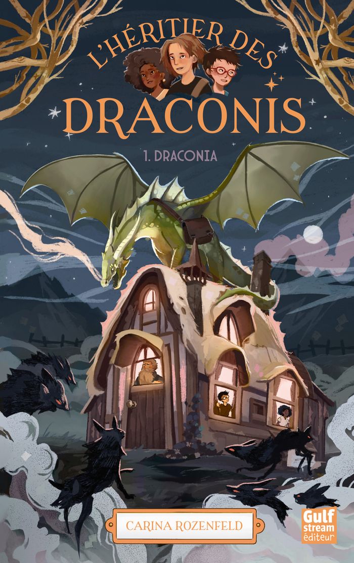 Couverture du livre « Draconia » de Carina Rozenfeld, librairie Les Contes Infusés à Corte