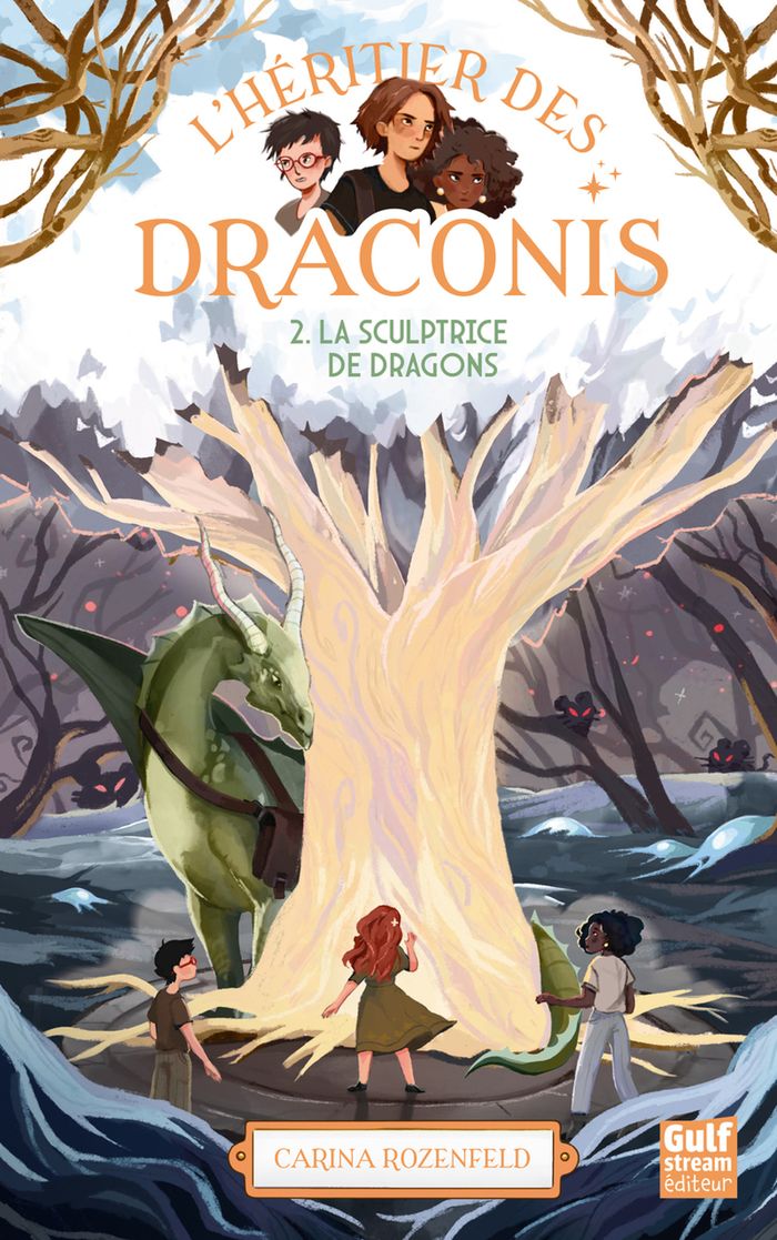 Couverture du livre « La sculptrice de dragons » de Carina Rozenfeld, librairie Les Contes Infusés à Corte