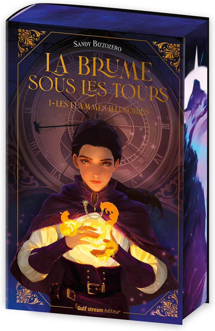Couverture du livre « LA BRUME SOUS LES TOURS - TOME 1 LES FLAMMES ILLUSOIRES - VOL01 », librairie Les Contes Infusés à Corte