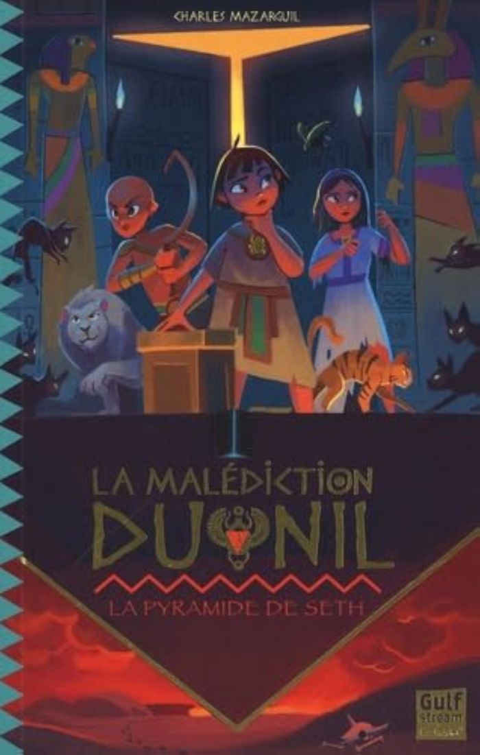 Couverture du livre « La pyramide de Seth » de Charles Mazarguil, librairie Les Contes Infusés à Corte