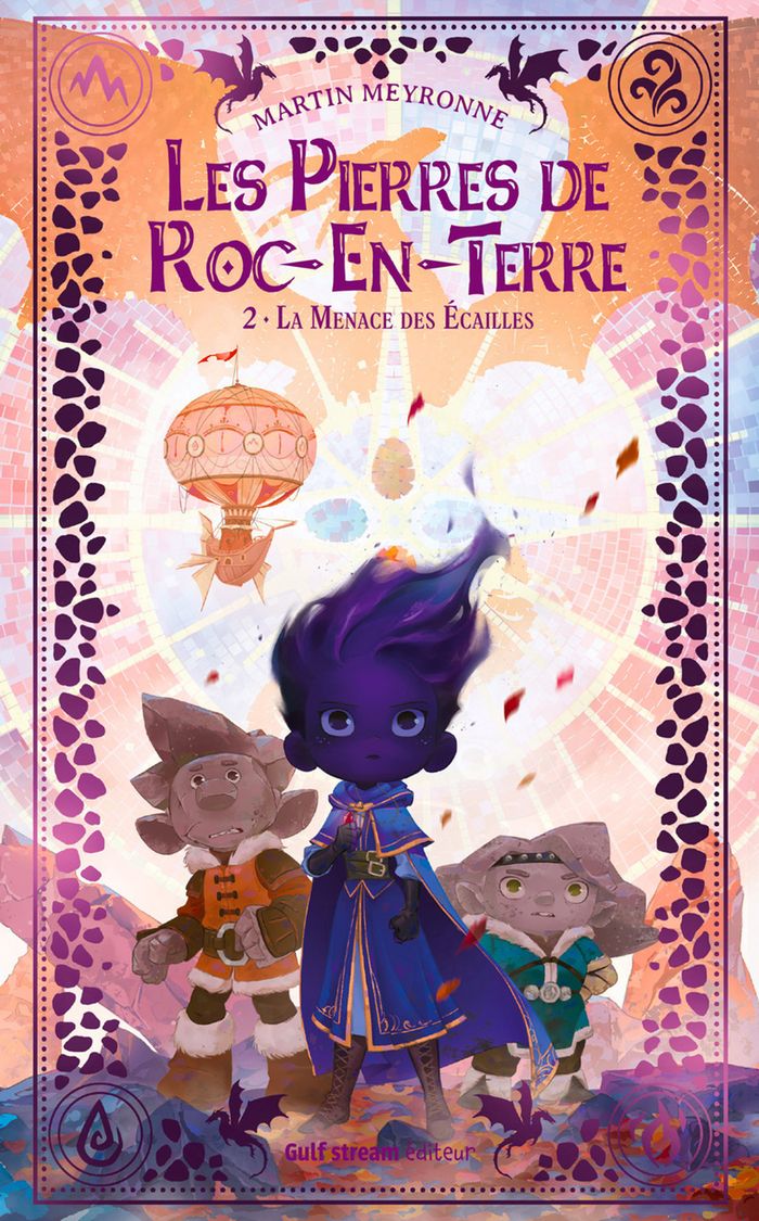 Couverture du livre « LES PIERRES DE ROC-EN-TERRE - TOME 2 LA MENACE DES ECAILLES - VOL02 » de Martin Meyronne, librairie Les Contes Infusés à Corte