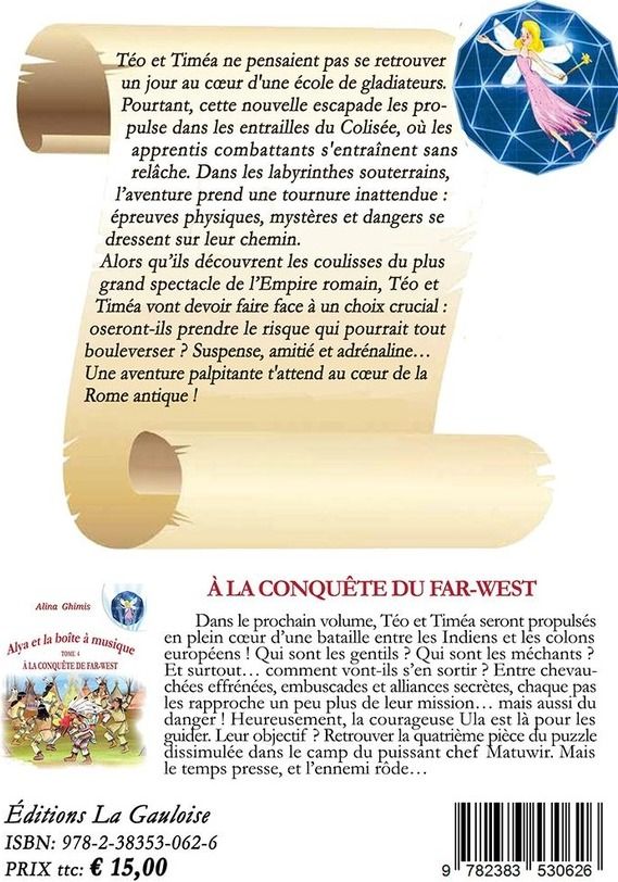Quatrième de couverture de « La Rome antique à l'époque des gladiateurs : roman »