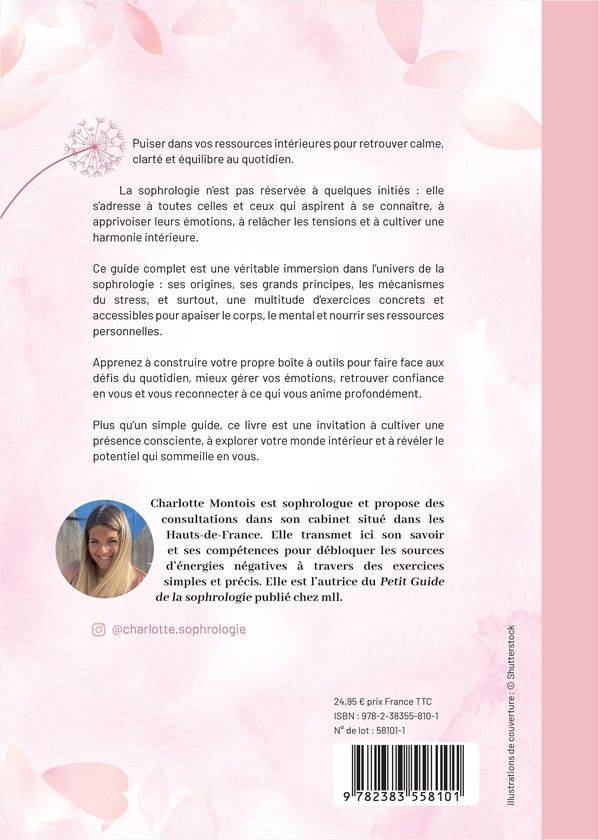 Quatrième de couverture de « Mon grand guide de la sophrologie : tout pour comprendre et pratiquer la respiration au quotidien »