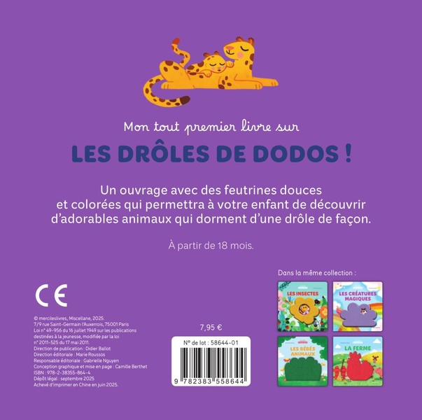 Quatrième de couverture de « Drôles de dodos »