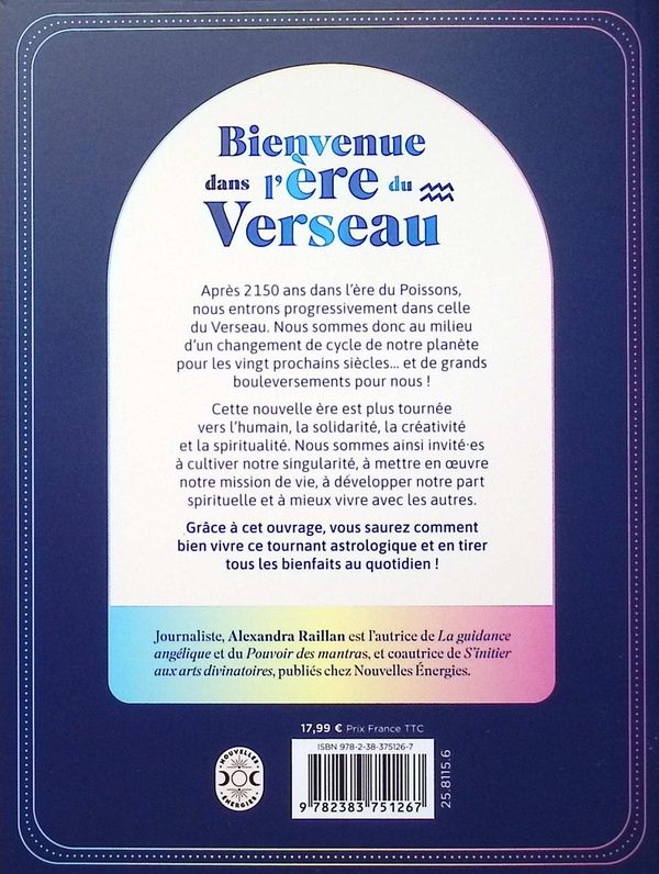 Quatrième de couverture de « Bienvenue dans l'ère du Verseau »