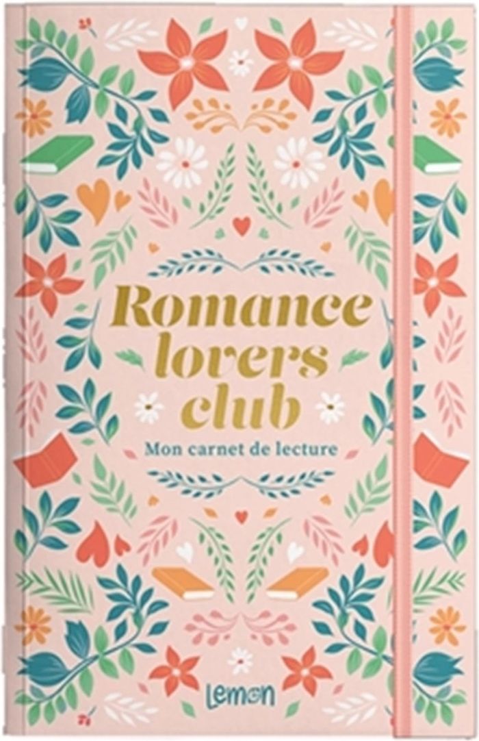 Couverture du livre « ROMANCE LOVERS CLUB MON CARNET DE LECTURE », librairie Les Contes Infusés à Corte