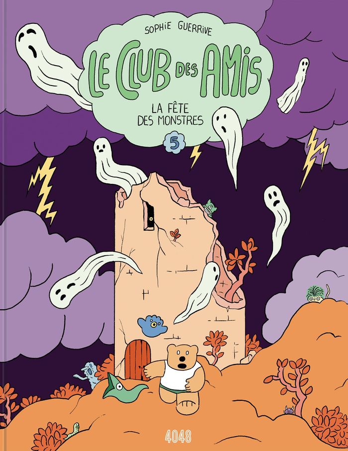 Couverture du livre « La fête des monstres » de Sophie Guerrive, librairie Les Contes Infusés à Corte