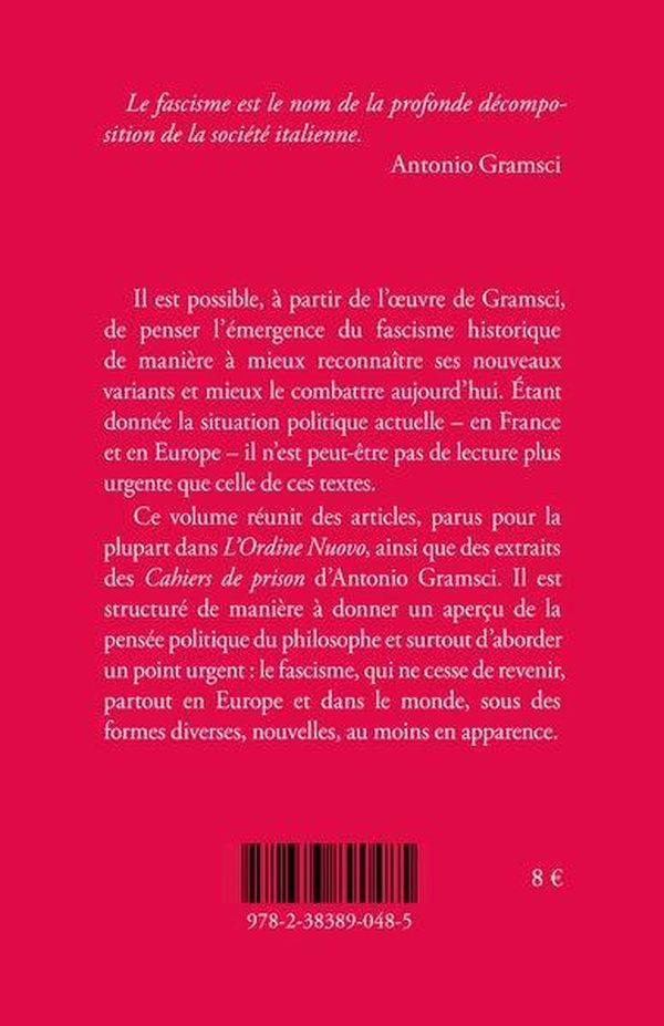 Quatrième de couverture de « Combattre le fascisme »