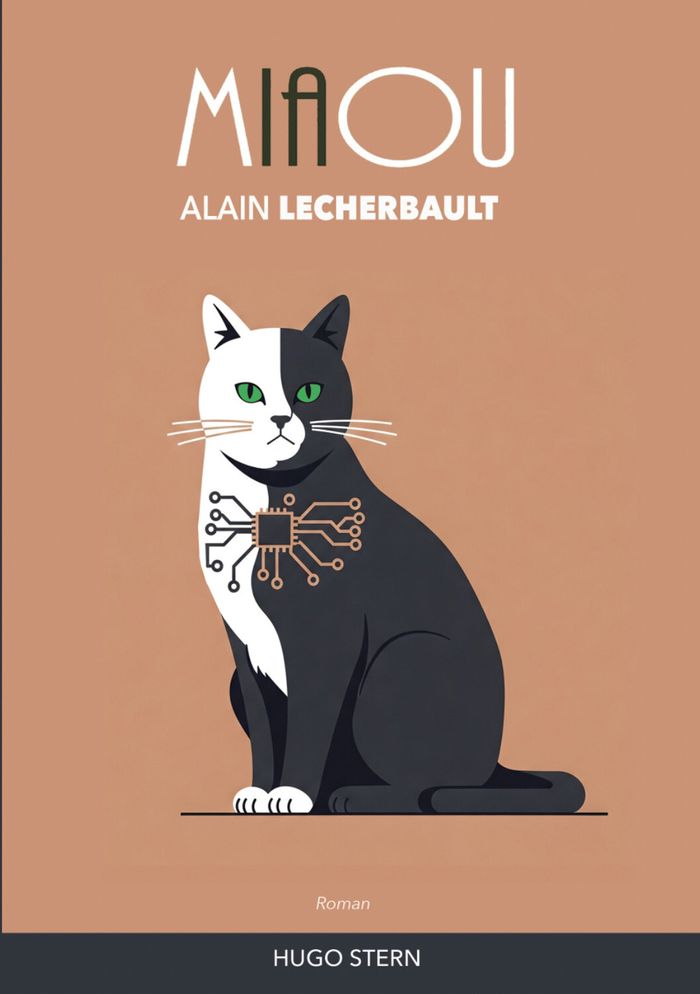 Couverture du livre « MIAOU » de Alain Lecherbault, librairie Les Contes Infusés à Corte