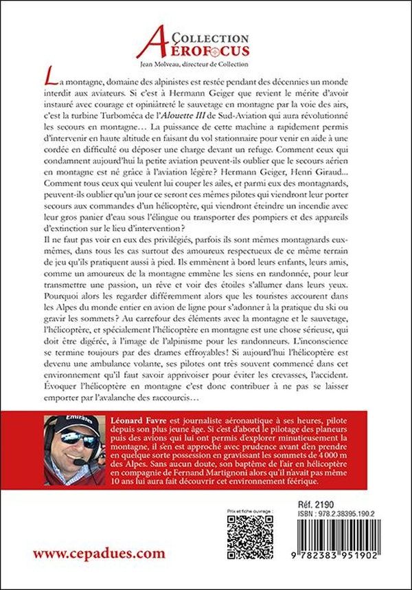 Quatrième de couverture de « L'hélicoptère en montagne »