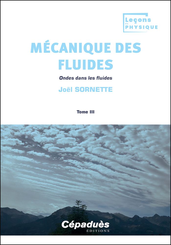 Couverture du livre « Ondes dans les fluides » de Joël Sornette, librairie Les Contes Infusés à Corte