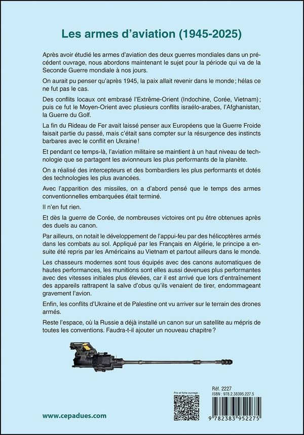 Quatrième de couverture de « Les Armes d'aviation 1945-2025 »