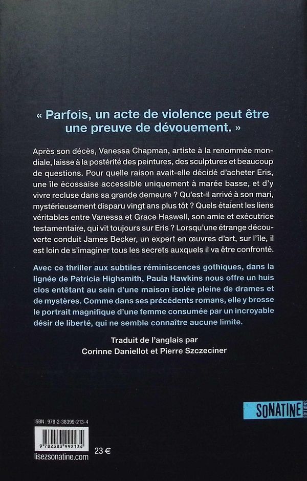 Quatrième de couverture de « L'heure bleue »