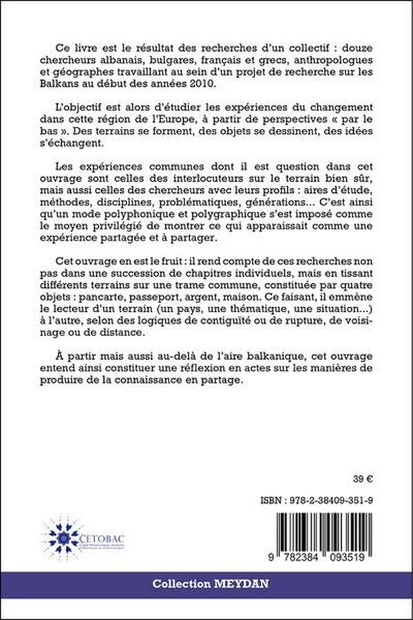 Quatrième de couverture de « LES BALKANS EN TRANSFORMATION »