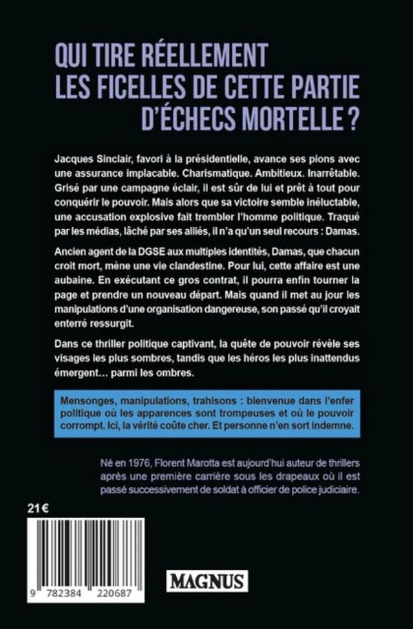 Quatrième de couverture de « Parmi les ombres : thriller »