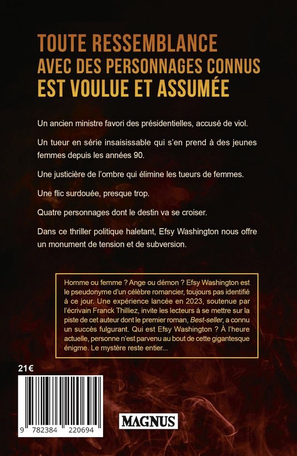 Quatrième de couverture de « La gula : thriller »