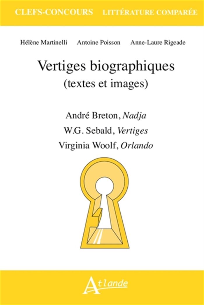 Couverture du livre « Vertiges biographiques : textes et images » de Hélène Martinelli, librairie Les Contes Infusés à Corte