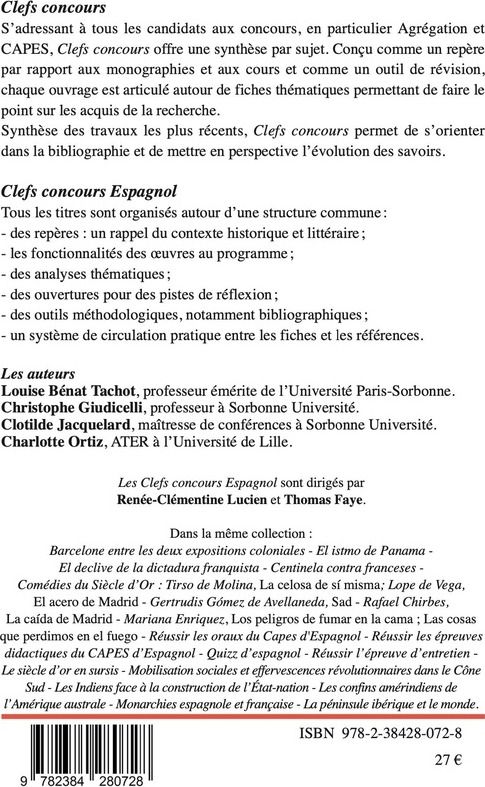 Quatrième de couverture de « Barcelone entre les deux expositions internationales : la construction dans l'espace public d'une capitale et ses imaginaires cinématographiques : 1888-1929 »