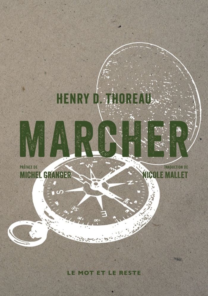Couverture du livre « Marcher » de Henry David Thoreau, librairie Les Contes Infusés à Corte