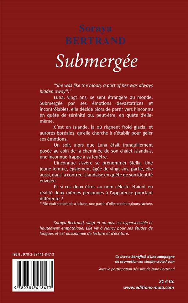 Quatrième de couverture de « SUBMERGEE »