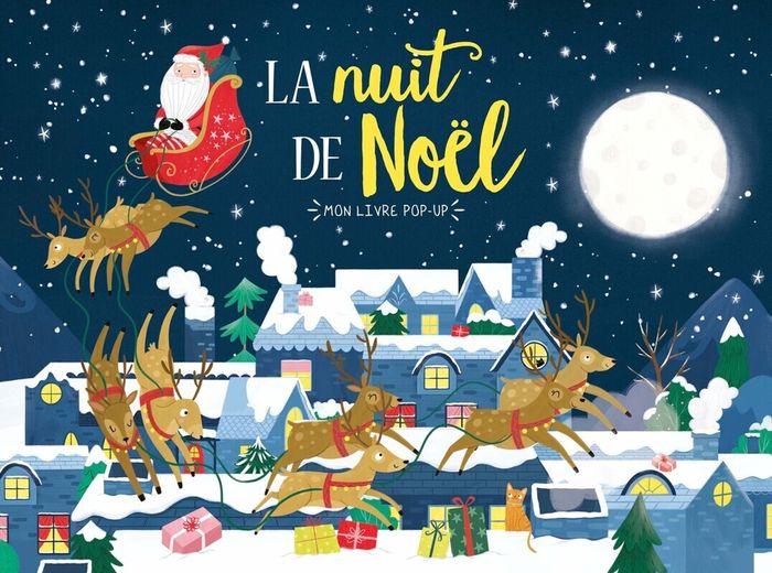 Couverture du livre « MON LIVRE POP-UP - LA NUIT DE NOEL » de Collectif, librairie Les Contes Infusés à Corte